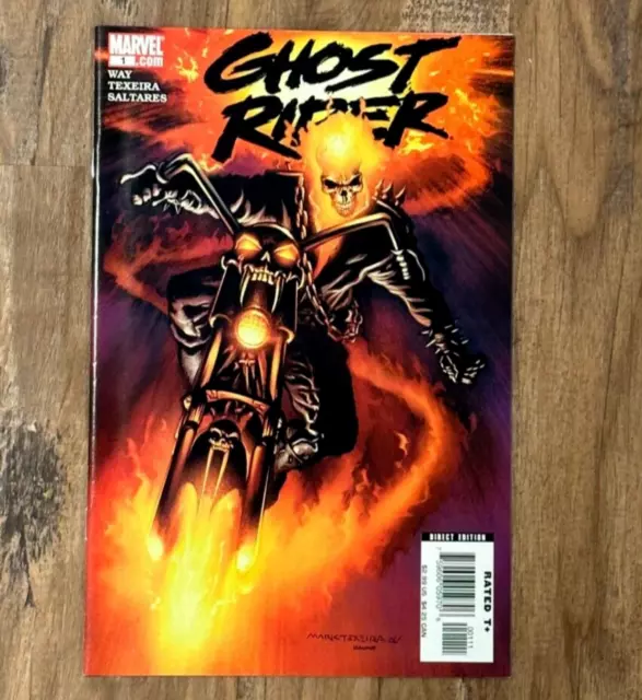 Marvel Comics Ghost Rider #1  Way Texeira Saltares Direct Edition