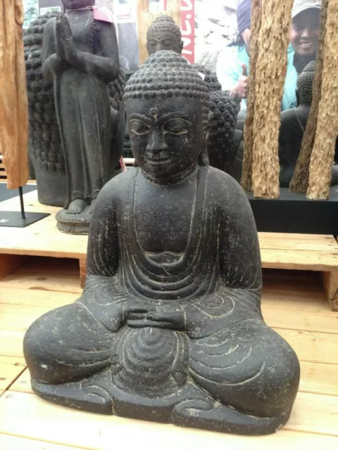 Japan Buddha 52Cm Budha Steinguss Skulptur Figur Garten Terrasse Asia-Stone-Köln