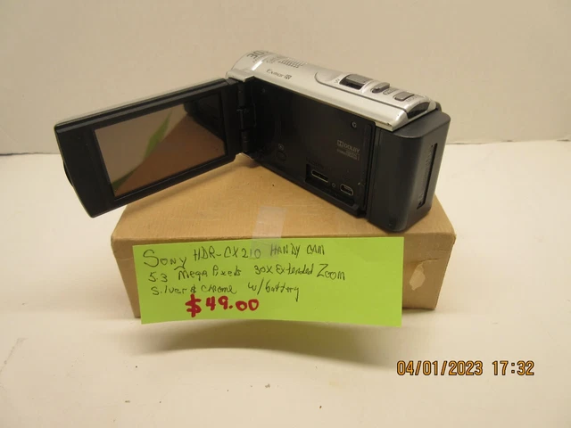 SONY HDR-CX210 30X Extended ZOOM, 5.3 Mega Pixels HANDYCAM, used
