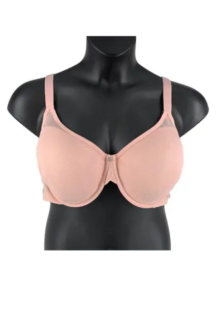 Breezies Mesh Illusions Contour Underwire Bra Pale Blush