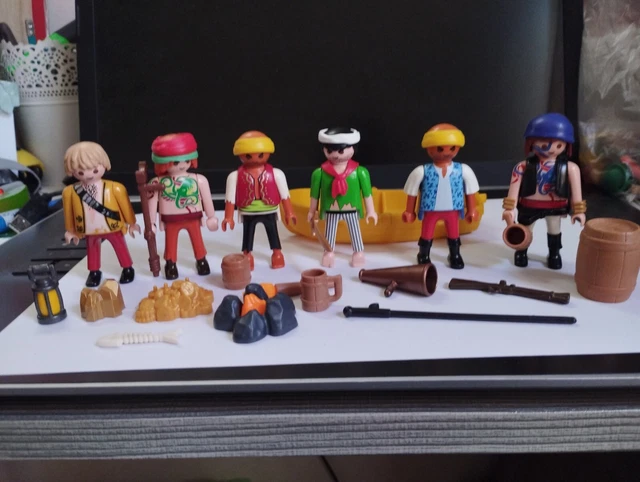 Lot De Figurines Playmobil Pirates - Occasion - Pour Compléter Ta Collection