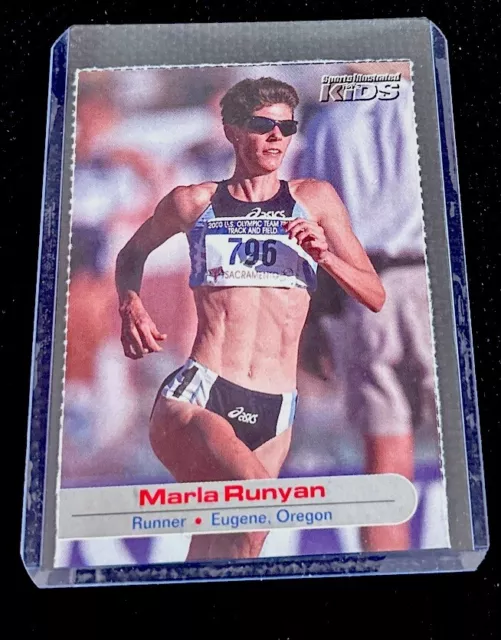 MARLA RUNYAN Rookie Rare Sports Illustrated SI For Kids USA Olympic 2001 NM+