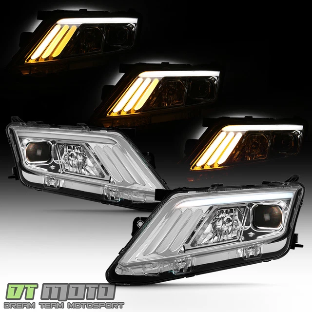 2010 2011 2012 Ford Fusion LED SEQUENTIAL Signal Projector Headlights Headlamps