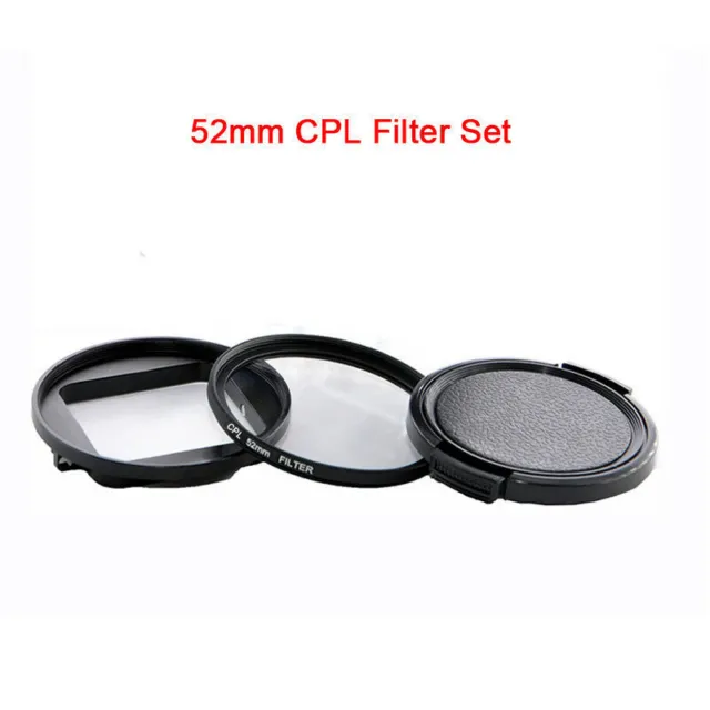 52mm CPL UV Lens Filter Kit For Xiaoyi Yi Lite 4K Action Camera b