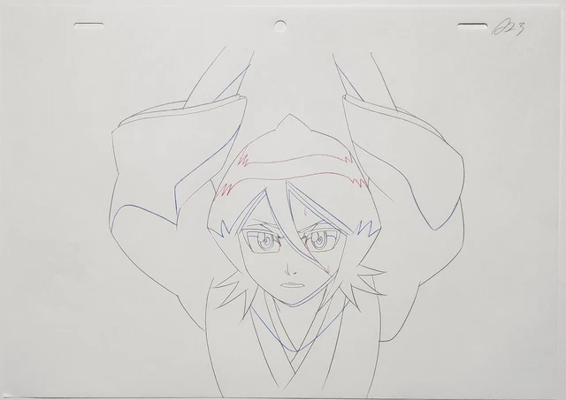 Bleach Animation Production Cel Drawing Douga Genga: Rukia - 4231