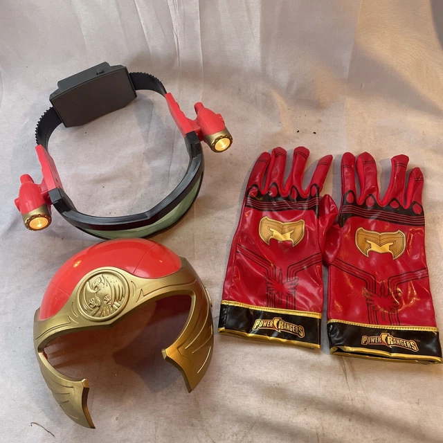 Raro Casco Cosplay Vintage 2003 Power Rangers Ninja Storm Rosso