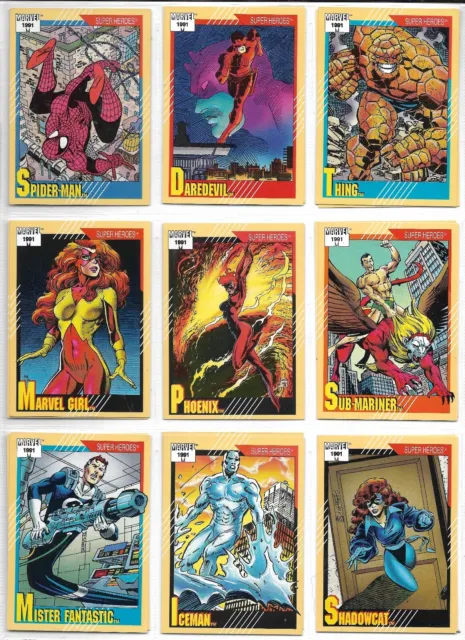 1991 Marvel UNIVERSE SERIES 2 BASE Card (1-54) Singles -  U-Pick Your Needs