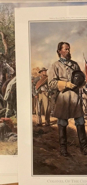 Don Troiani Signed Civil War AP Print Colonel of the Confederacy