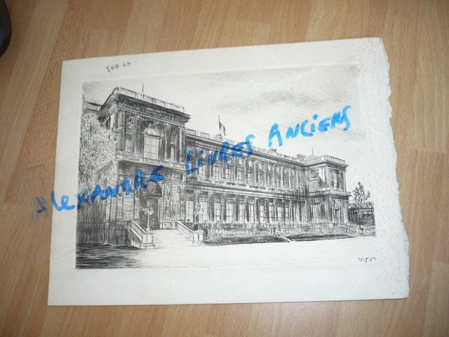 Grabado Original De Georges Visat
