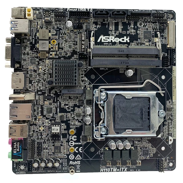 ASROCK H110TMITX R2.0 Motherboard MiniITX Intel H110 LGA1151 DDR4