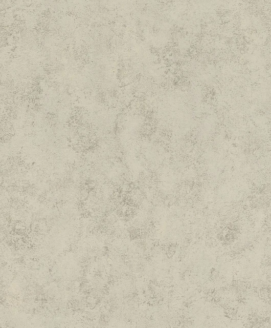 Rasch Tapete Rocknrolle 540437 Gris Liso Uni Yeso Óptica Papel Pintado Fieltro