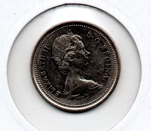 Monnaie ancienne : Canada, 25 cents Elisabeth 2