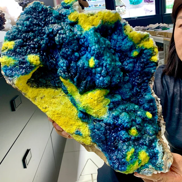 18.2LB Natural rare and beautiful Plumbogummite mineral sample from Guangxi