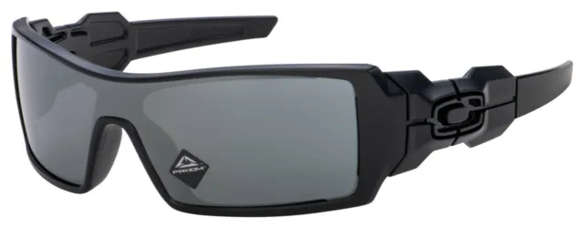 Oakley Sunglasses Oil Rig OO9081-0428 Matte Black Frame Black Prizm Lens 129MM