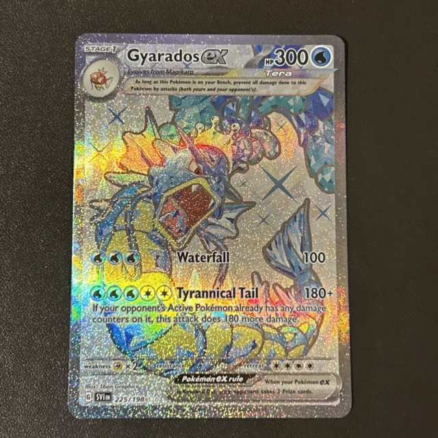 Pokémon TCG Gyarados ex Scarlet & Violet Base Set 225/198 Holo Ultra Rare