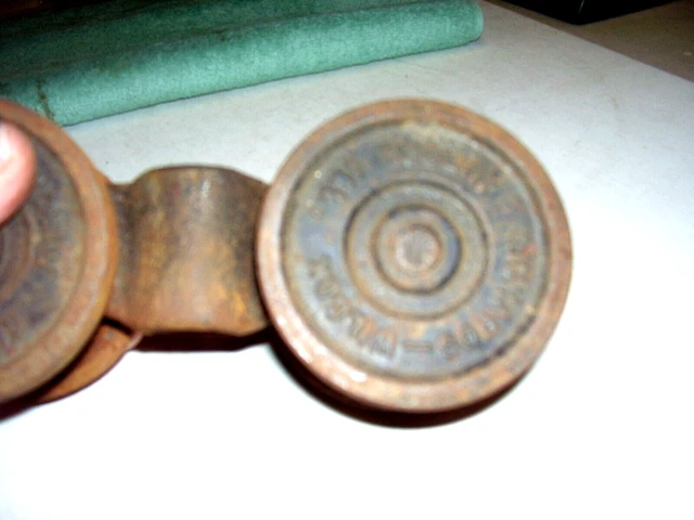 Vintage Barn Hay Trolley Pulley Roller Wheels Parts Richards-Wilcox, Aurora IL 3