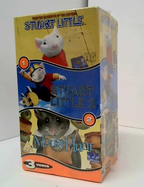 STUART LITTLE/STUART LITTLE 2/Mouse Hunt [VHS] - New £12.99 - PicClick UK