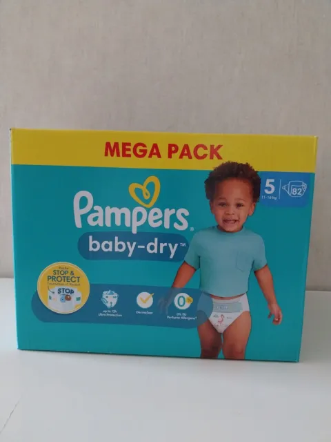 PAMPERS Baby-Dry Taille 5 (11 à 16KG)