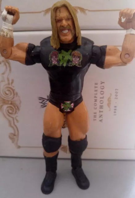 WWE The Game Triple-H as DX-Member Jakks Pacific Figur 2006 WWF Wrestling (good)