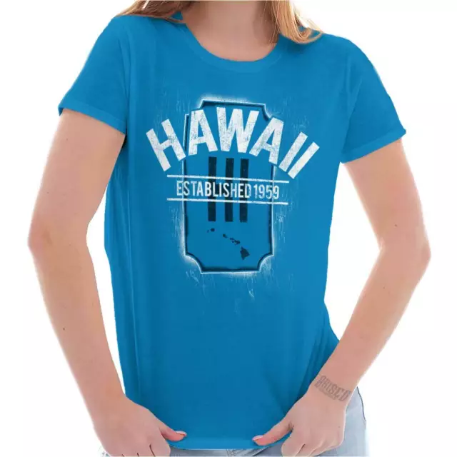 Vintage Hawaii Classic Travel Souvenir HI Graphic T Shirts for Women T-Shirts