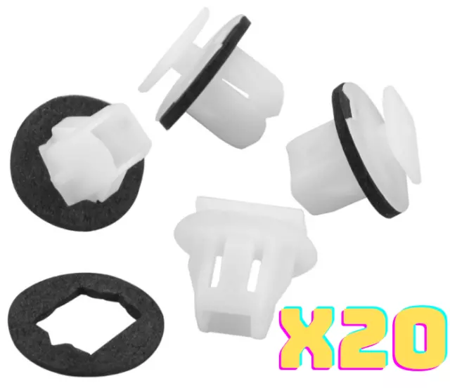 10x Side Skirt, Sill Moulding Cover Trim Clips for some Nissan Juke,  X-Trail