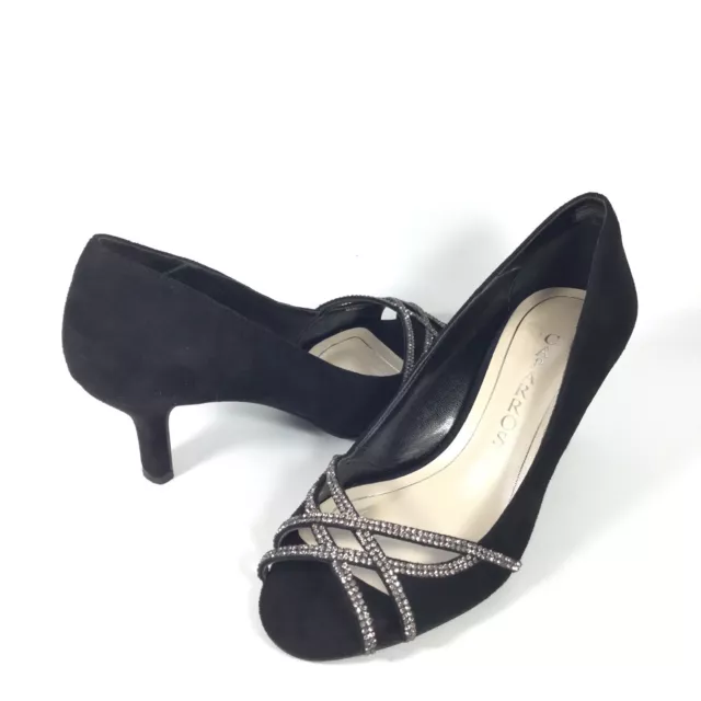 Caparros Eliza Women's Size 6.5 B Black Heel Dress Pump Shoes 2