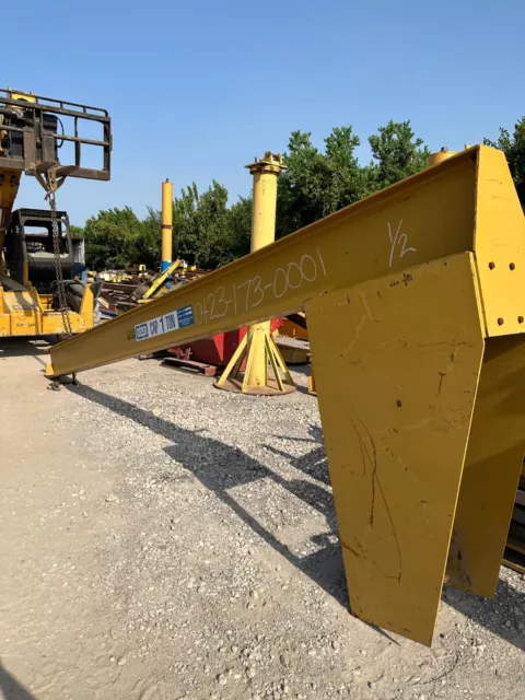 Contrx 1 Ton Freestanding Base Mounted Jib Crane, 20'-0" Span x 12'-0" HUB
