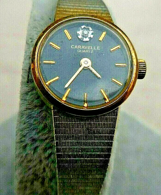 Montre Vintage à Quartz Jacques Ryter Paris - Boîtier Doré, Cadran Noir, Fonctionnelle