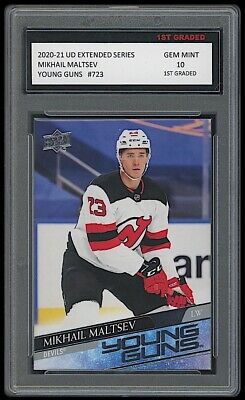 Mikhail Maltsev 2020-21 Upper Deck Extended Young Guns 1St Graded 10 Rookie Card