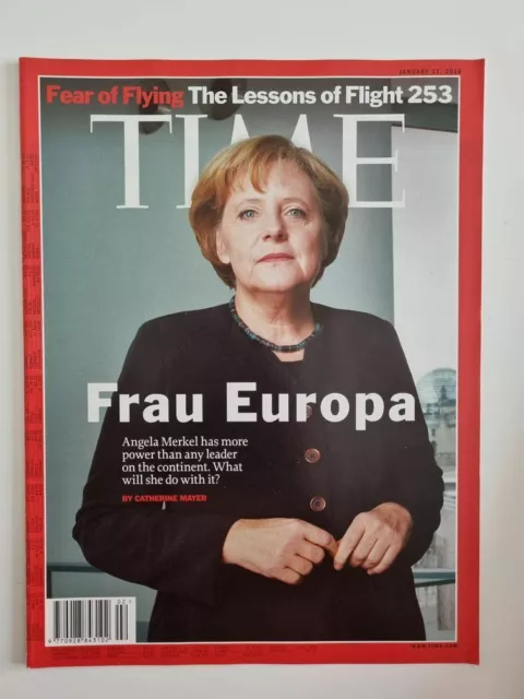 Magazine TIME europe edition january 11 2010 Angela Merkel