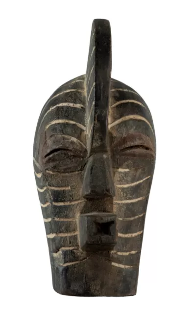 Masquette Songye Máscara Africana Kifwebe Rdc Madera 16CM Arte Primer 16835