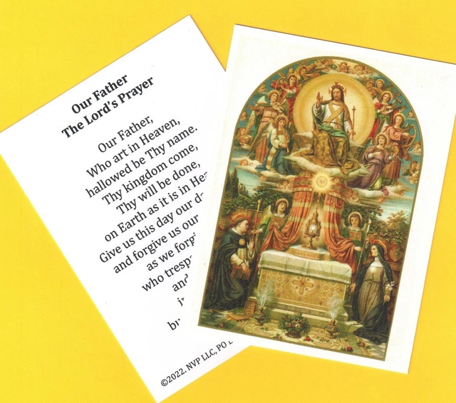 +HOLY CARD+&THE LORD'S Prayer