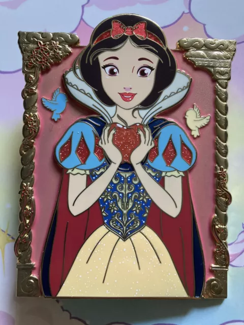 4” Disney Snow White Pin With Detailed Frame Made By MintPints LE60