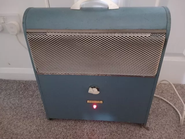 Stunning Mid Century Vintage ANGLOW Electric Fire Working