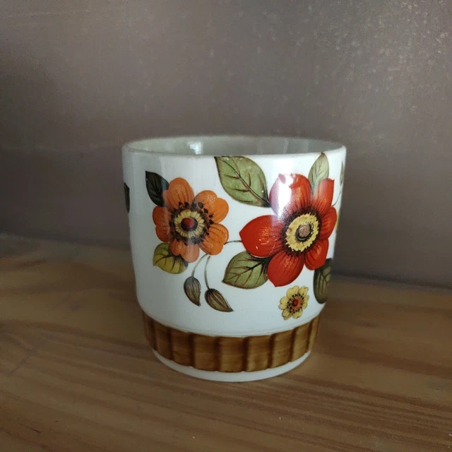 Palissy Clovelly Royal Worcester handbemalt Vintage Sammlerglas Topf