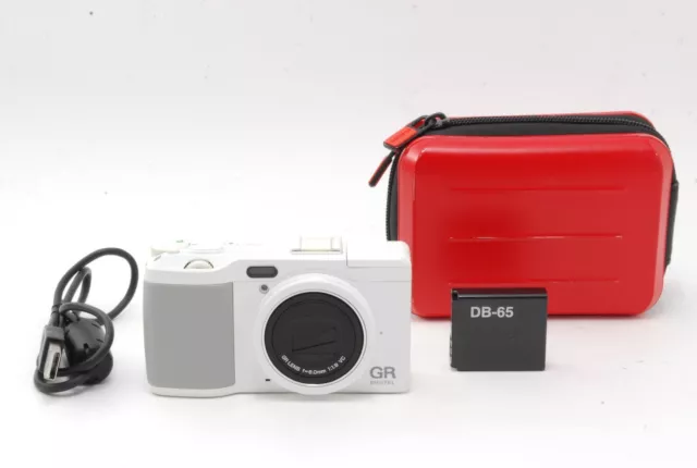 [NEAR MINT] RICOH GR DIGITAL IV 4 10.4MP Camera White Limited Edition From Japan