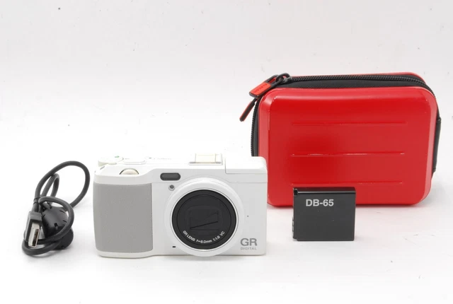 [NEAR MINT] RICOH GR DIGITAL IV 4 10.4MP Camera White Limited Edition From Japan