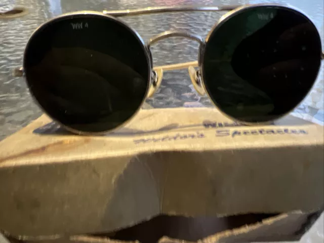 Antique Wilson's Welder's Spectacles Steampunk With Box Ww 4