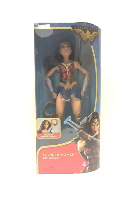 DC Wonder Woman 12" Action Figure Battle Ready Doll NEW NRFB Barbie Sealed