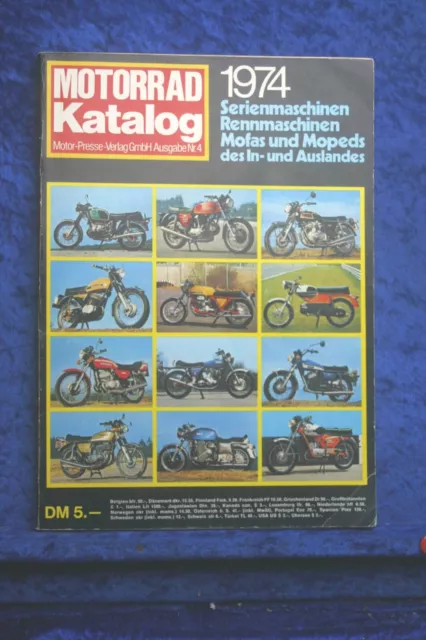 Motorrad Katalog 1974 Nr. 4 (F) guter Zustand