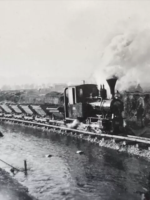 Kleinbahn Feldbahn Lokomotive Lorenanhänger Arbeitsdienst Emsland 1934