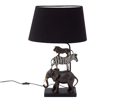 Lampe de Table pour Chambre D'Enfant Animale Safari Chevet Enfants Lumière