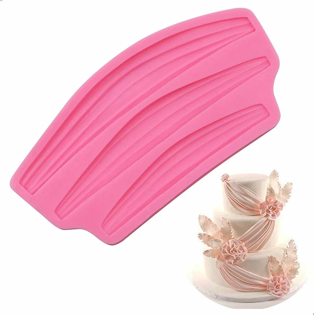 Stampo per Torte Silicone Fondente – Stuoia Di Pizzo Bordo Torta Fai Da Te 3D Co