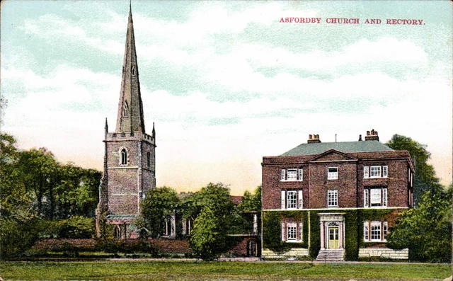 ASFORDBY CHURCH & Rectory by R. Dowson, Asfordby. £9.00 - PicClick UK