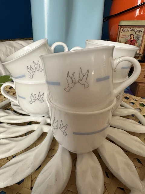 Rare CAFÉTIÈRE LUNÉVILLE France Vintage Porcelaine Décor