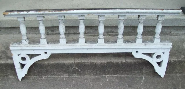 Antique 1880's Victorian Wooden FRETWORK Gingerbread CORBELS Porch Trim Railing