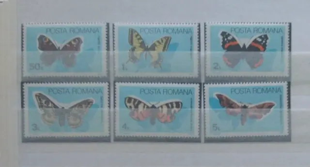 Rumänien 1985 Schmetterlinge MiNr4159-4164 **/MNH/Postfrisch