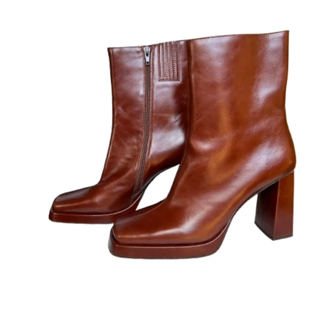 JEFFREY CAMPBELL MAXIMAL Boots 8.5 Patchwork Leather Gray Cowhair Block Heel 159.00 PicClick
