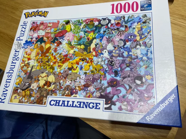 NEW Ravensburger Pokémon Jigsaw Puzzle no 15166 Challenge 1000 pc SEALED