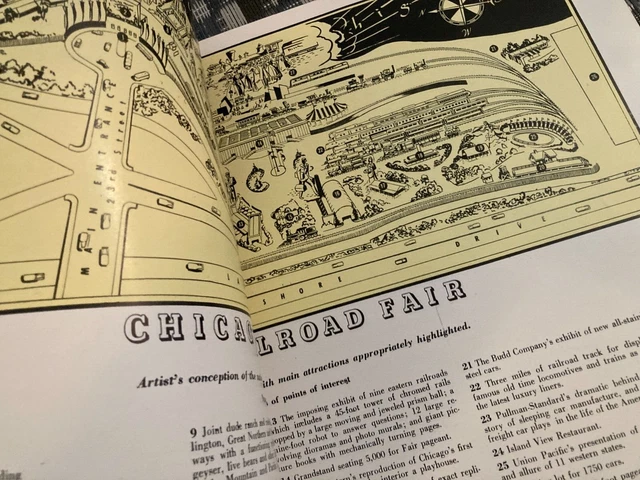 Chicago Railroad Fair Official Guide Book and Program 'Wheels a-Rolling' 1948 3